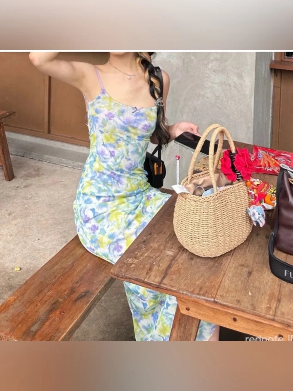 ZARA Floral Mesh Maxi Dress Size S Bodycon Stretch Slip Dress - Picture 6 of 16